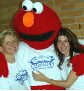 Sam and Belinda at the opening of Buddies